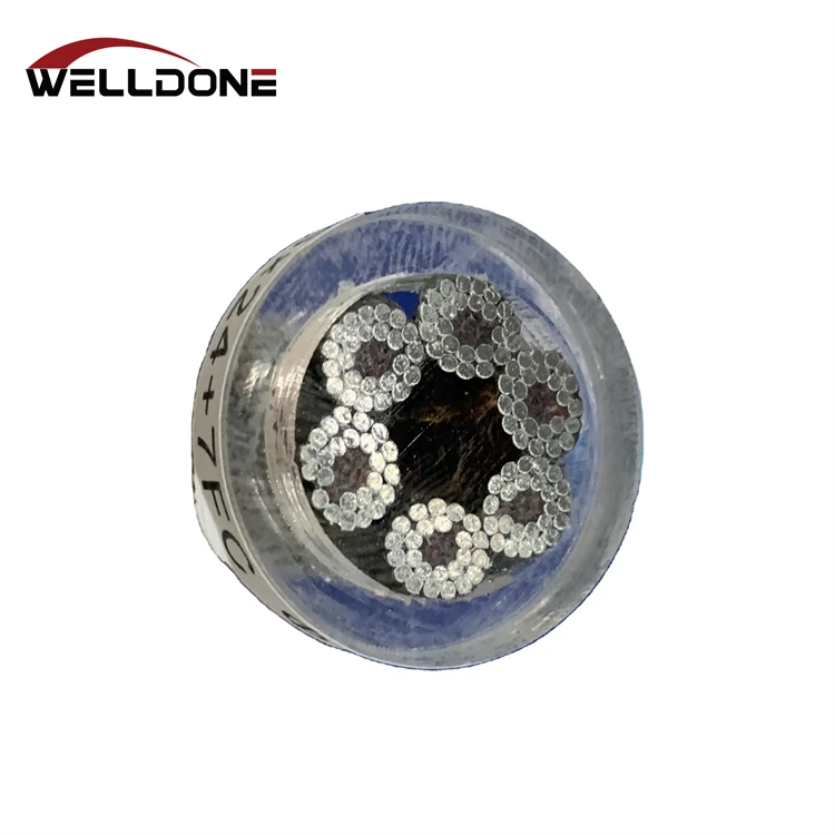 6*12 6*15 6*24 Galvanized and ungalvanized Steel Cable Steel Wire Rope for Fishing Trawl