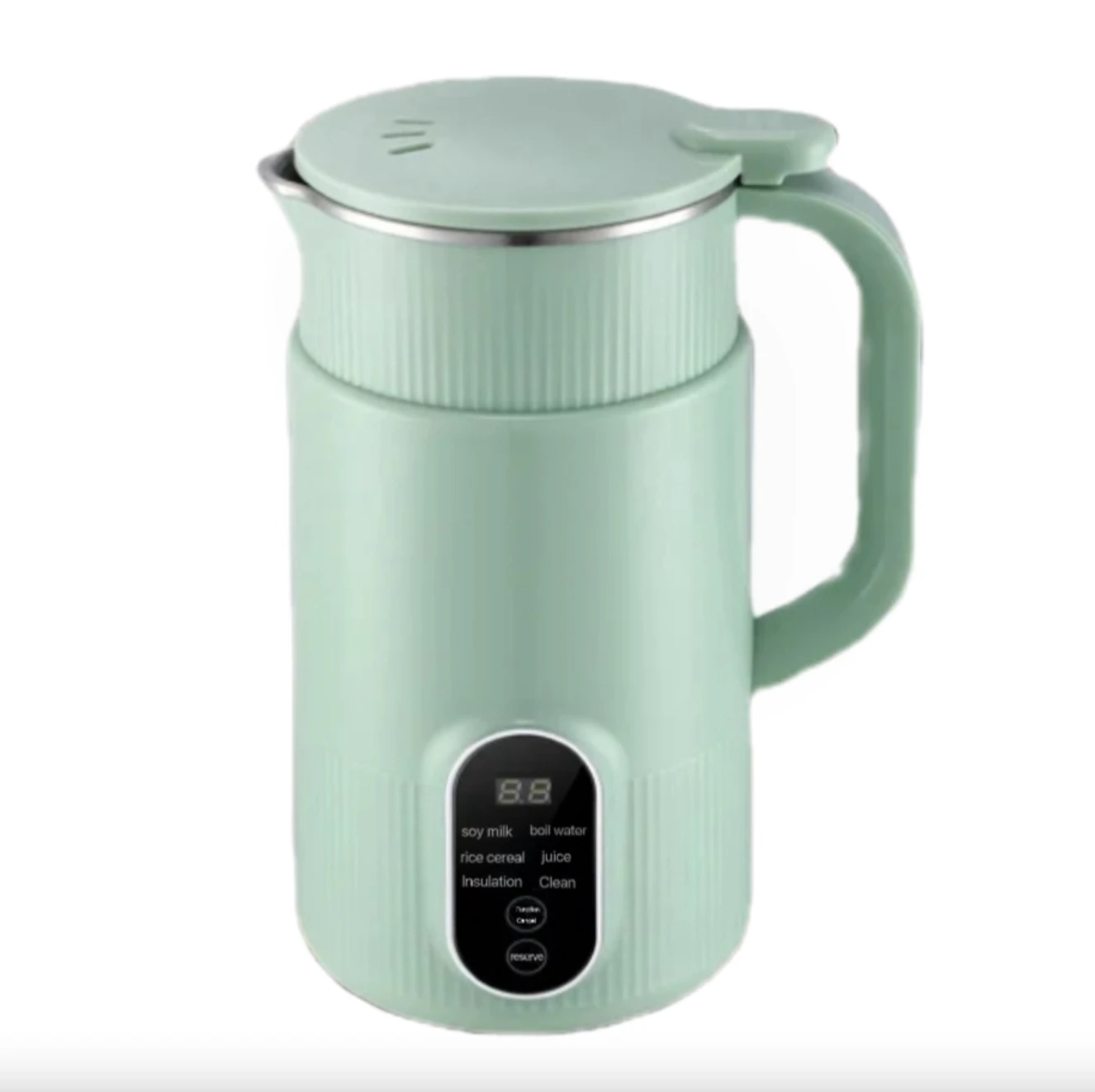 High Quality Promotional Nut Soymilk Machine Eight Stainless Steel Blade Mixer for Cooking Soybean Milk