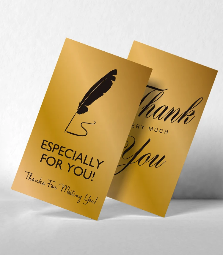 Factory Low Price Wholesale High Quality Thank You Card Small Businesses Paper Cards