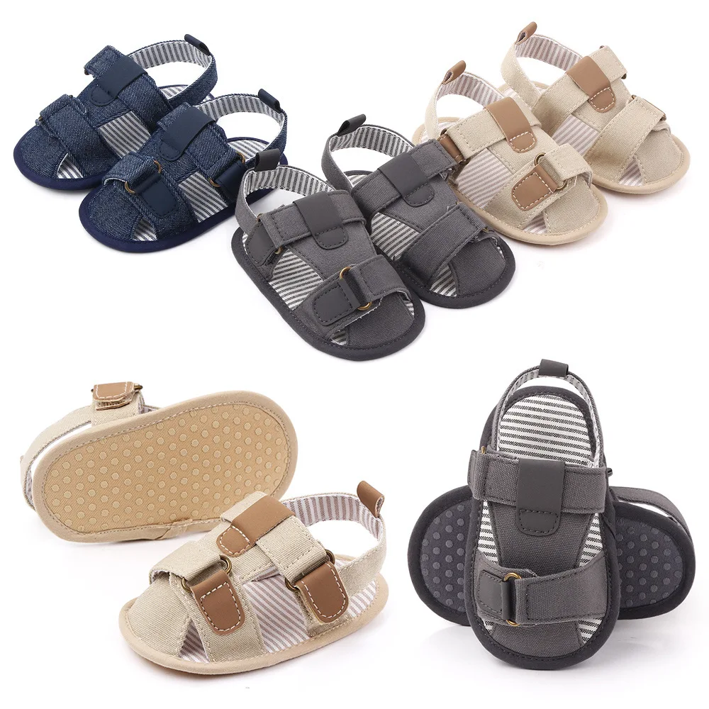 Новинка; Детские сандалии на липучке; Детская обувь с мягкой подошвой; Нескользящая для малышей;