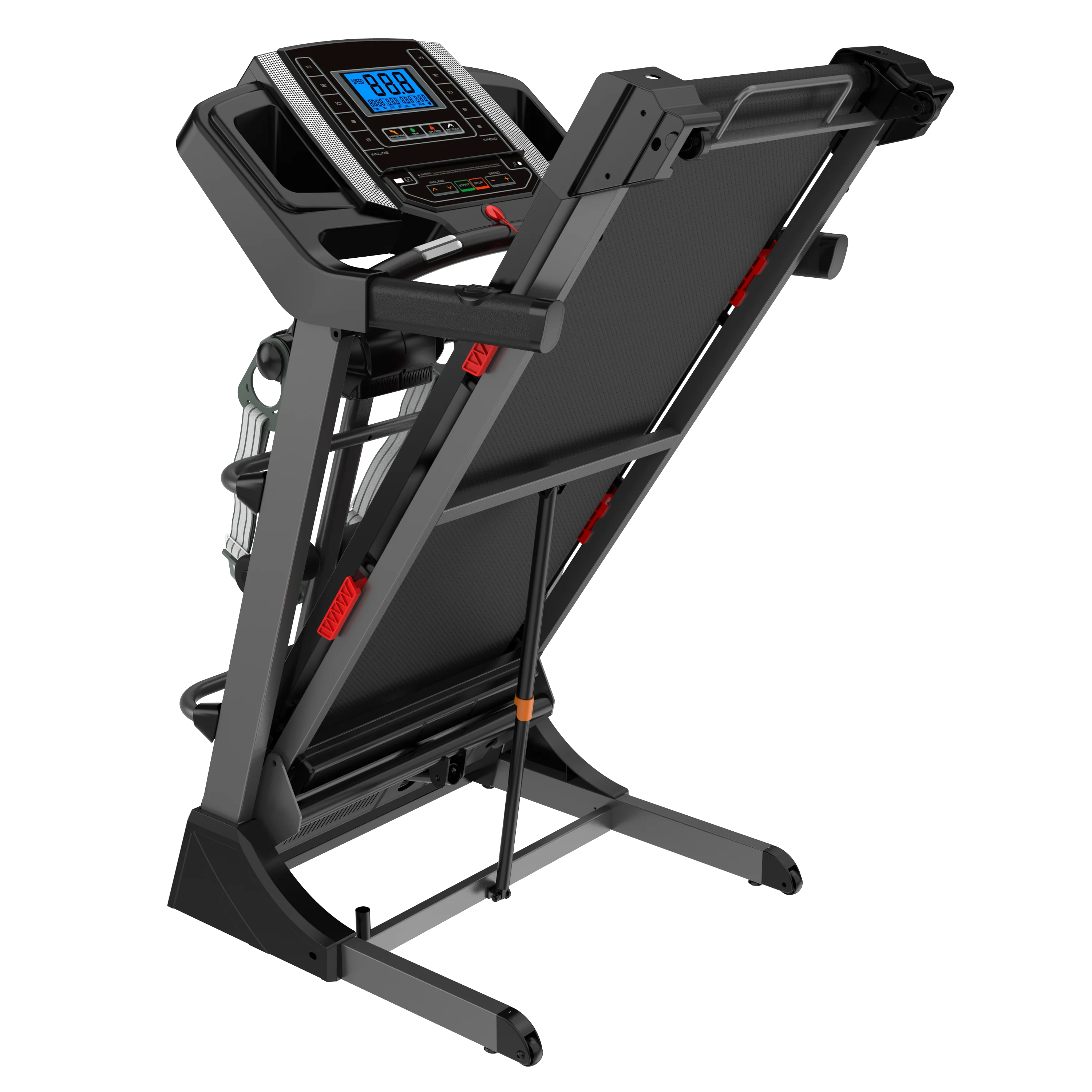 SuperMove Treadmill with Auto Incline 3.0HP Electric Motorized Walking Running Folding Treadmills for Home