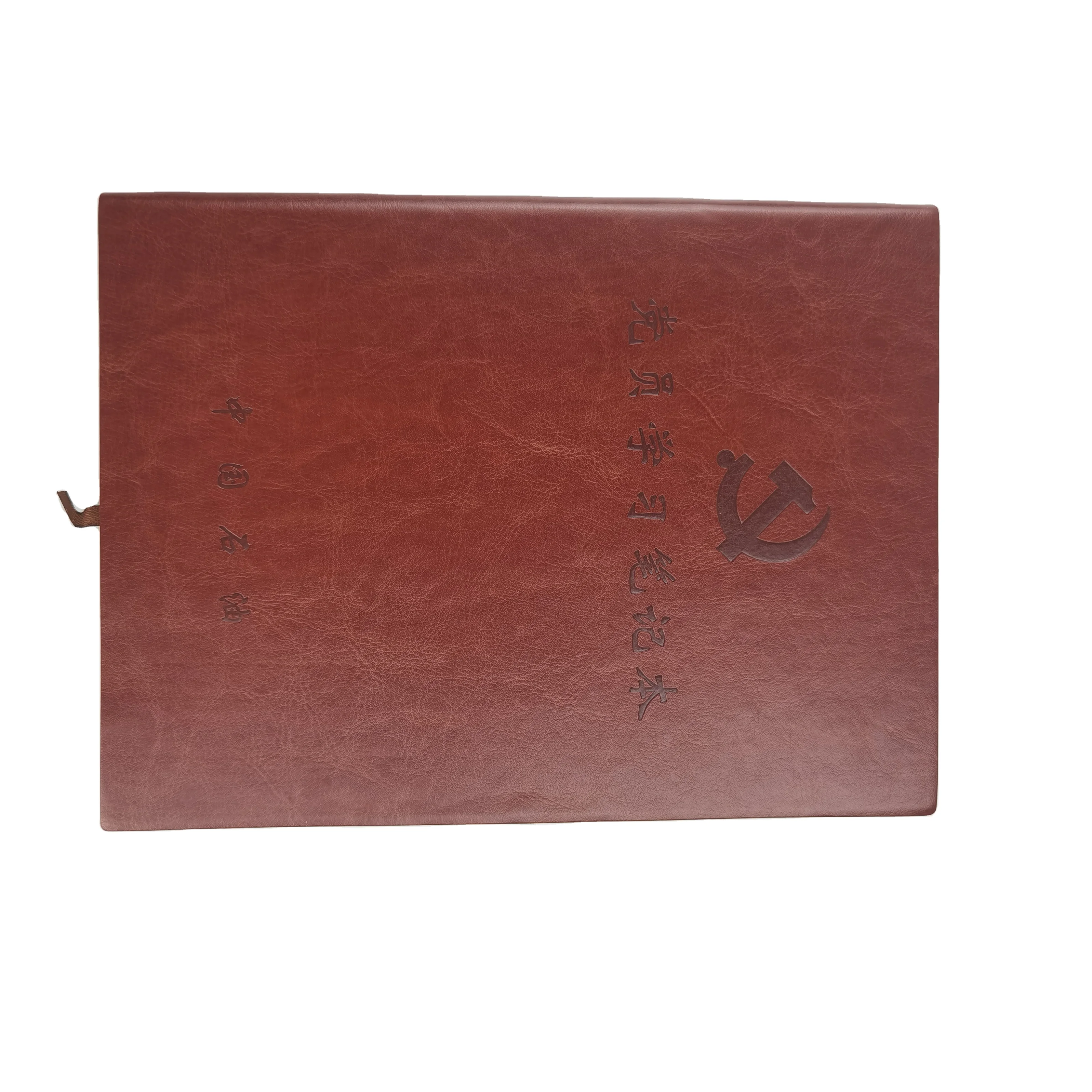 Best Selling Durable Using Custom Leather Notebook For Business Meetings