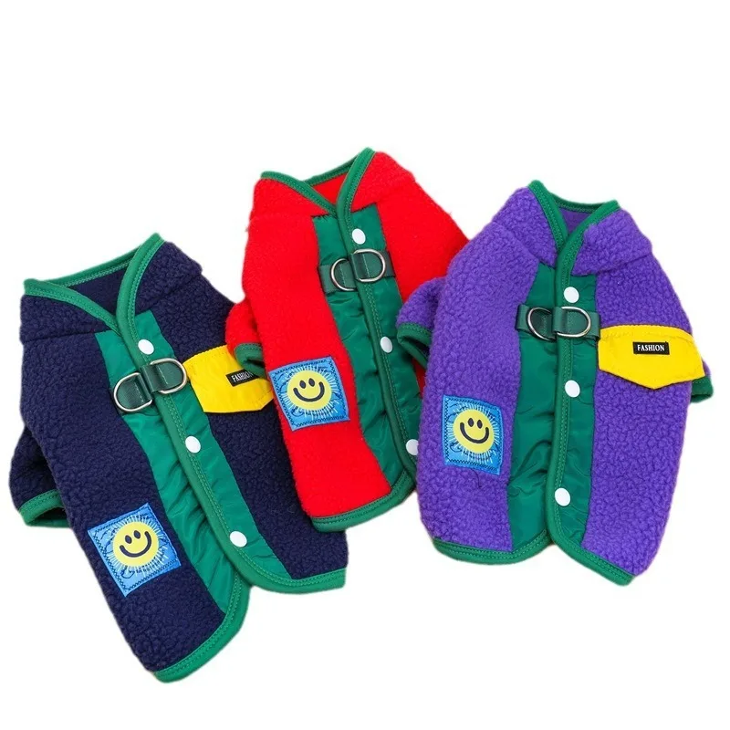 Summer Winter Spring Teddy Bichon Bear Pet Costume XL Two-Legged Clothes for Puppy Smiley Fluffy Cat Apparel