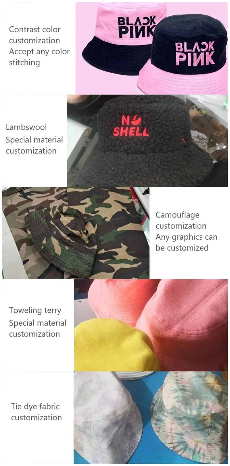 HB0002 Reversible checkered designer eco friendly women bucket hat customization fisherman malaysia orange cap 2022 for summer