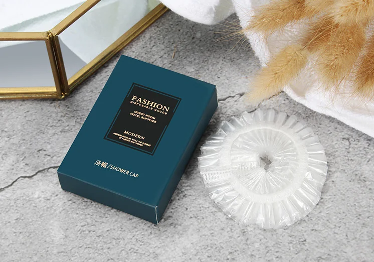 SANHOO Customized Size One-time Soap with Pleated Wrapped Eco-friendly Hotel Amenities Set