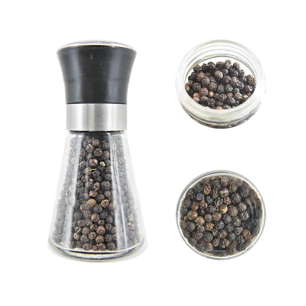 ready stock manual ceramic coarseness plastic and metal band salt and pepper grinder spice mills