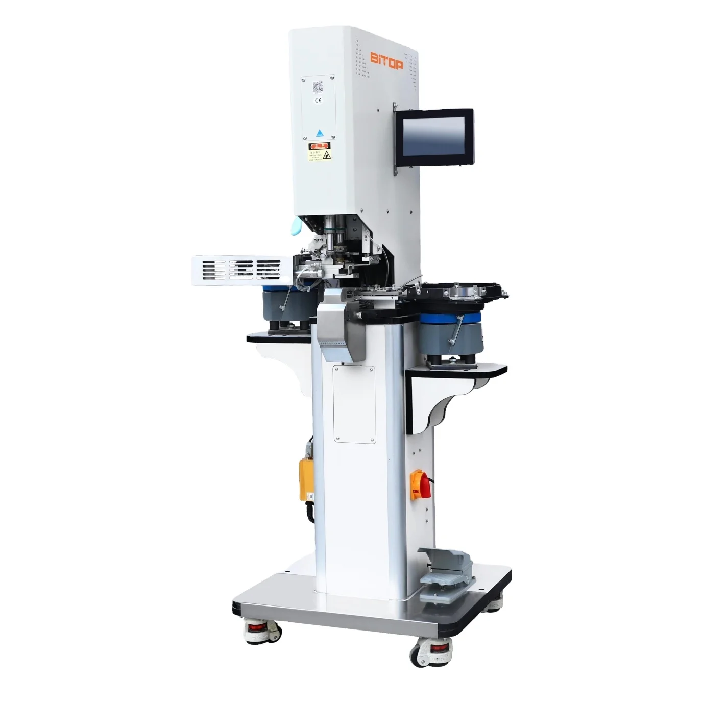 BT-718-A High Efficiency  buttons making machines snap button machine Automatic for Clothes made of various materials