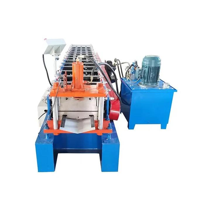 Color steel metal roof ridge sheet roll forming making machine