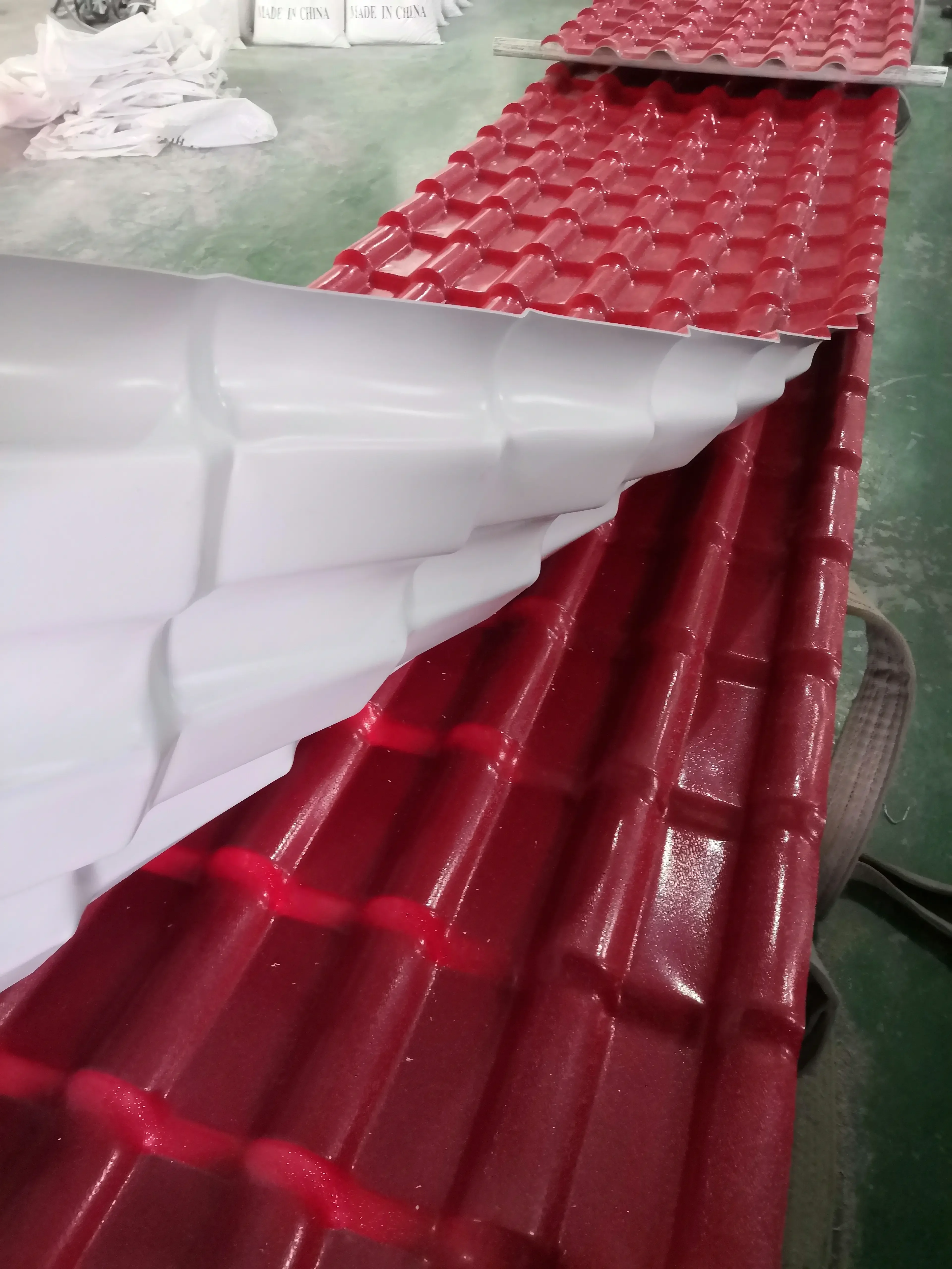 Colorful Synthetic ASA Resin Roof Tile/ASA PVC roof tile/PVC Plastic Roof Sheet