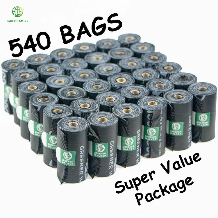 
BPI EN13432 Pet Trash Bag Custom Logo Poop Bags Corn Starch Biodegradable Dog Poop Bag Compostable 