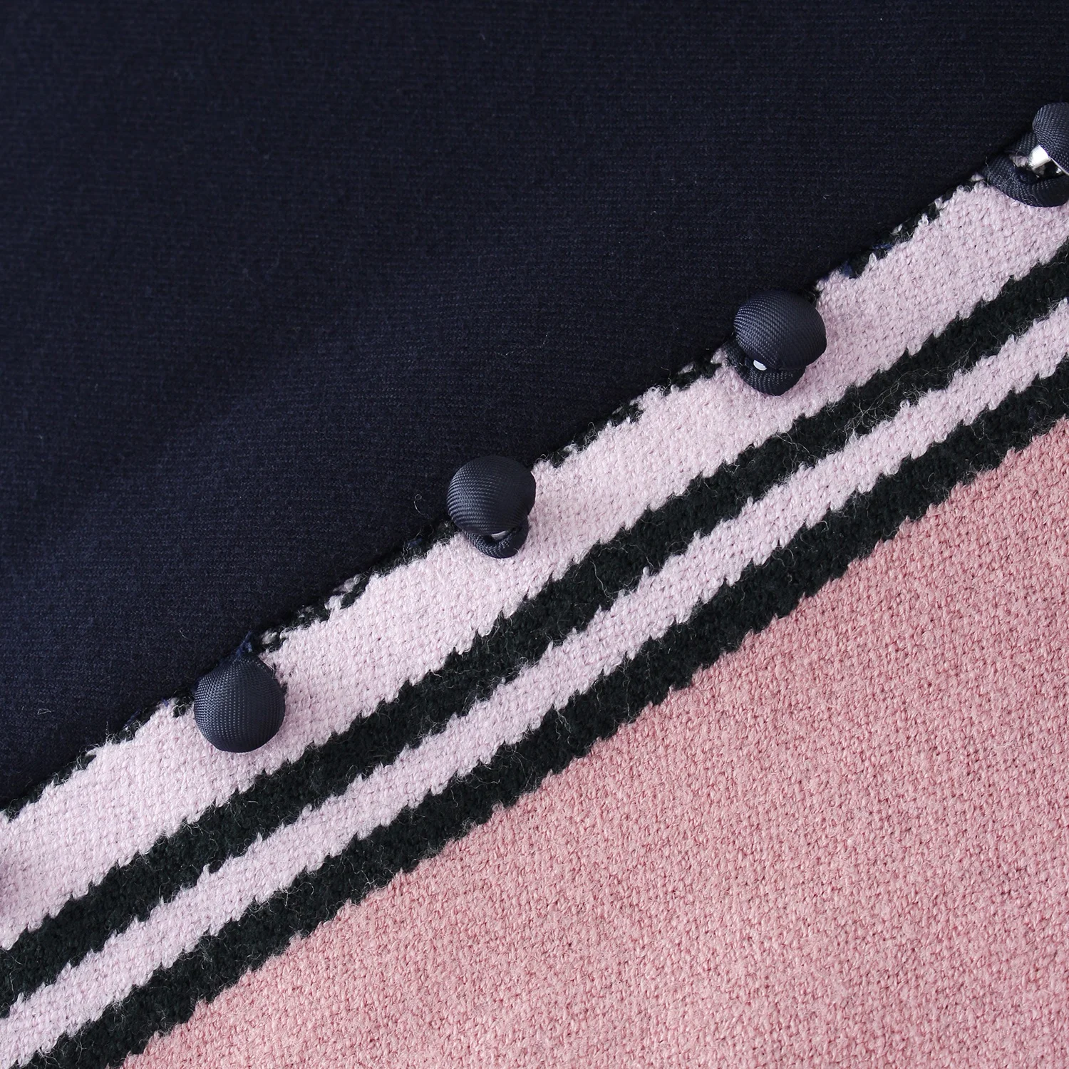 Custom Ladies Office Wear Clothes Wholesale Luxury Elegant Vintage Black Pink Patchwork Colorful Long Skirt Women 2024