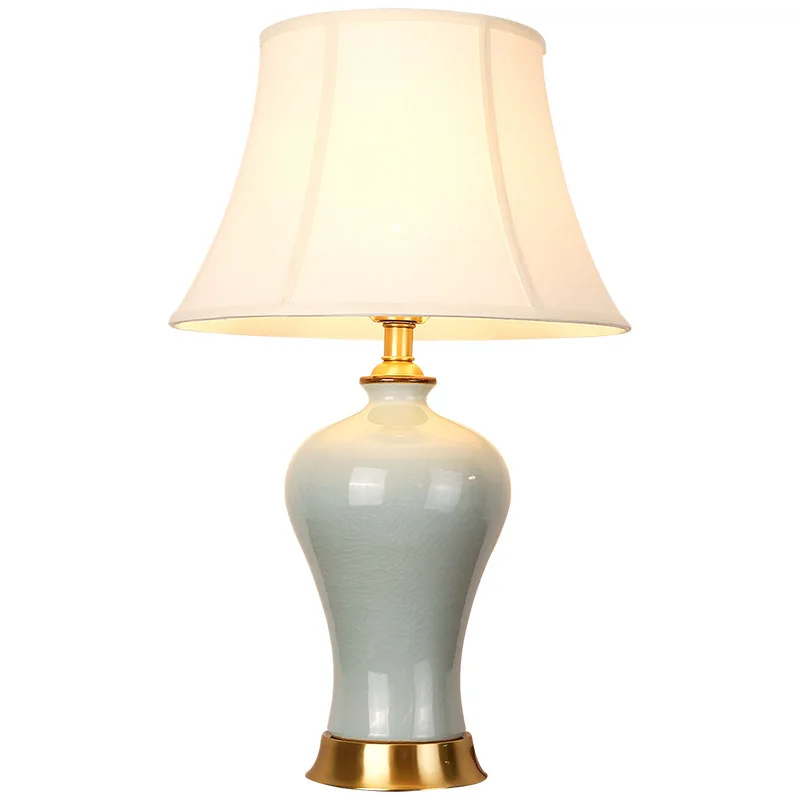 Luxury Table Lamps Reading Lamps Decorative Living Room Hotel Bedside Ceramic Table Lamp For Bedroom Restaurant