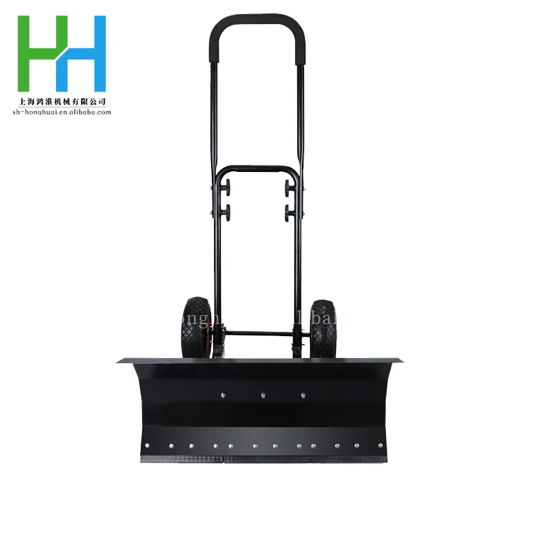 Wheeled Snow Shovels Snow Tools Snow Pushers with Ergonomic Handle