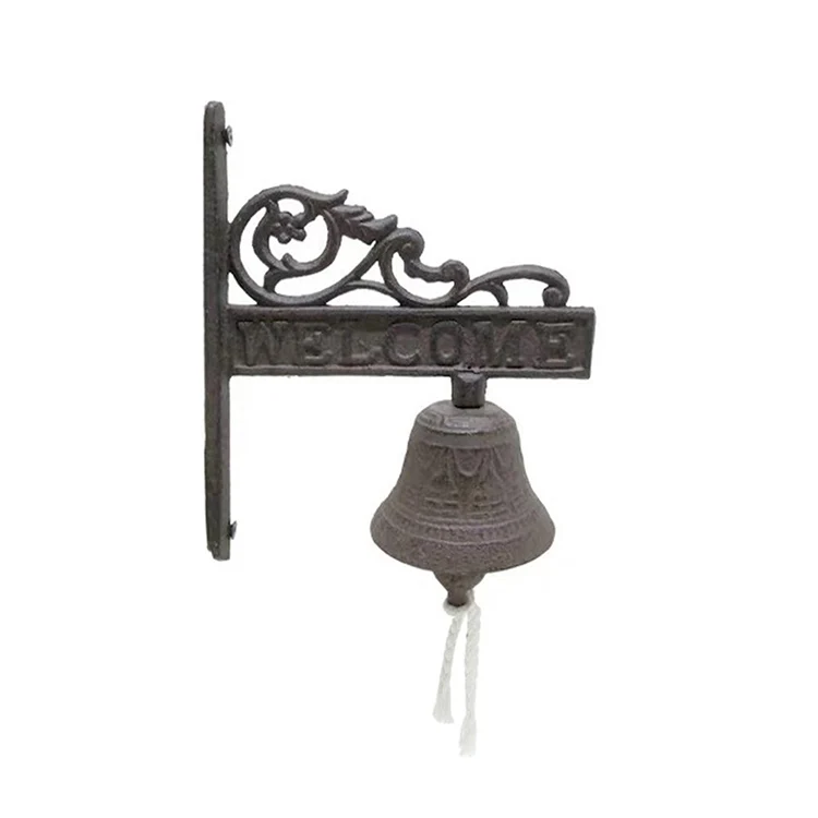 Front Yard Sign Garden Ornaments Cast Iron Bird Doorbell Other Home Decor Wireless Doorbells