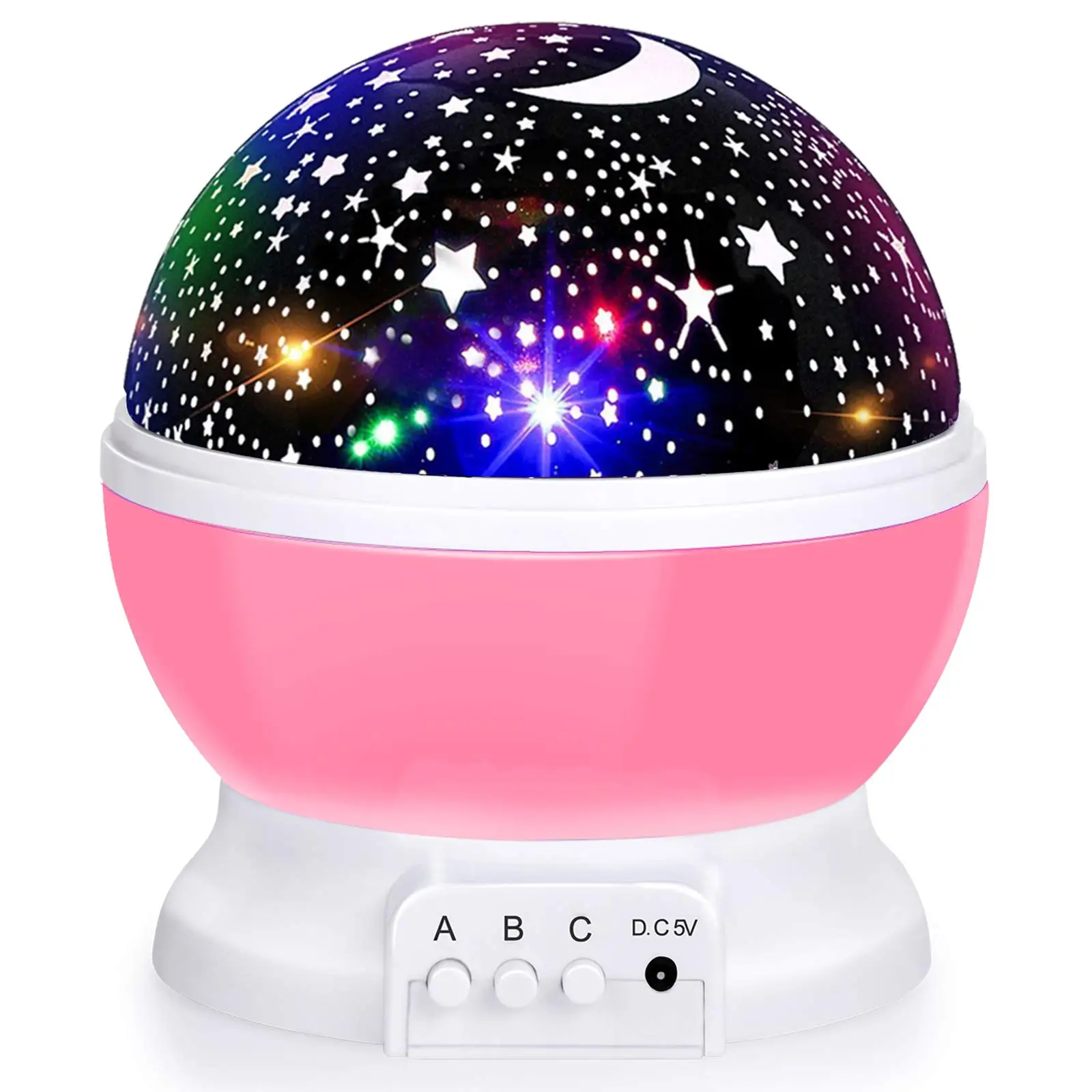 TIANHUA  360 degree Led Kids Starry Sky Night Light Ocean Wave Star Projector Lamp Product