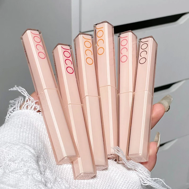 JOCO OEM Silk Soft Mist Satin Matte Red Lipstick Whitening Lasting Makeup Smooth Color Enhancing Lipgloss