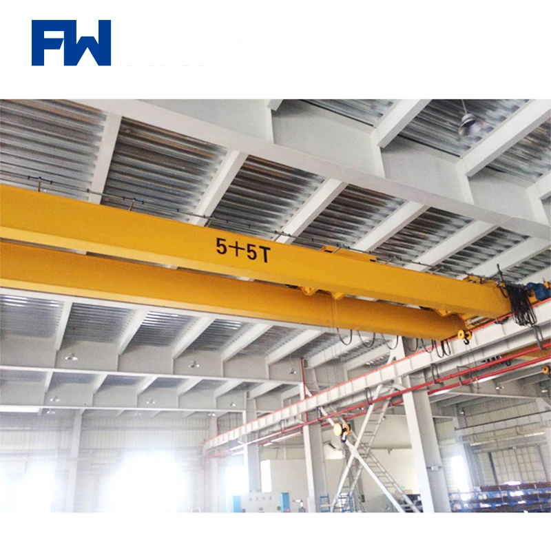 High performance overhead crane 3.2 ton 5 ton operator safety equipment bridge overhead crane