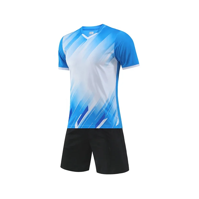 Custom Men Kids Soccer Jersey Set Quick Drying Breathable Man Boys 2 Piece Training Football Uniform