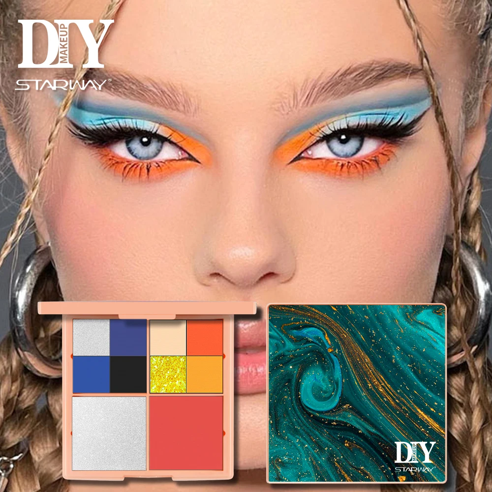 Hot Selling Diy Custom Palette Eyeshadow Multicolor Diy Matt Eyeshadow Diy Eyeshadow for Makeup Artist