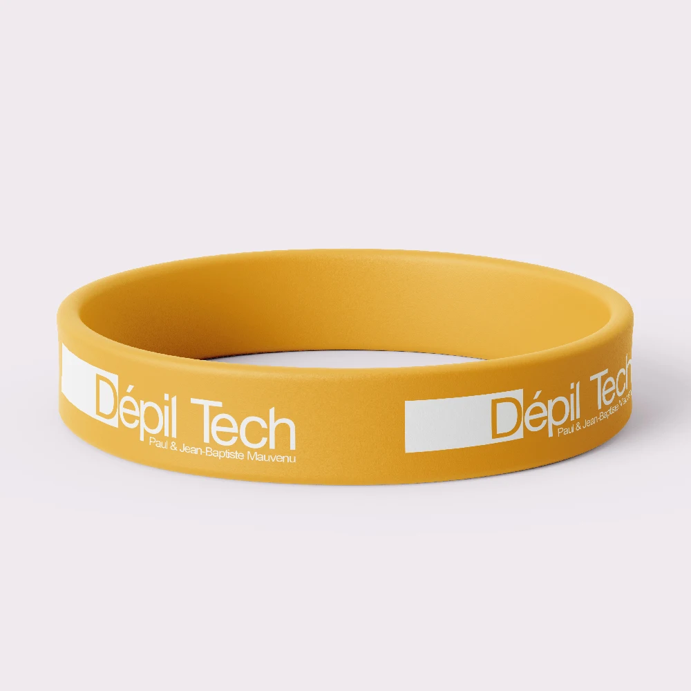 Steel Fidget Customised Code Man Fluorescent Pat Barcelona Sport Tread Negative Nfc Stainless Steel Id Plate Silicone Bracelet