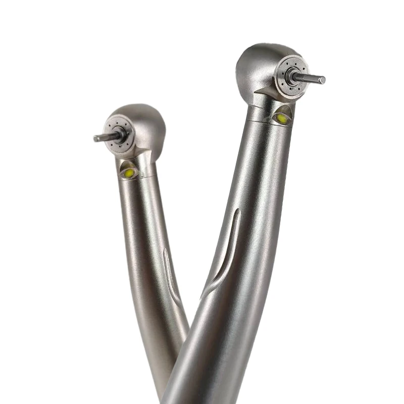 Charming dental LED self generator high speed handpiece / 8 way spray ceramic bearing dental fast speed air rotor turbine