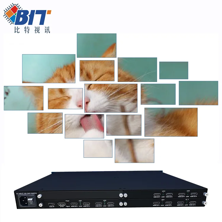 Bitvisus M x N video wall controller 4k video wall solution and central control system