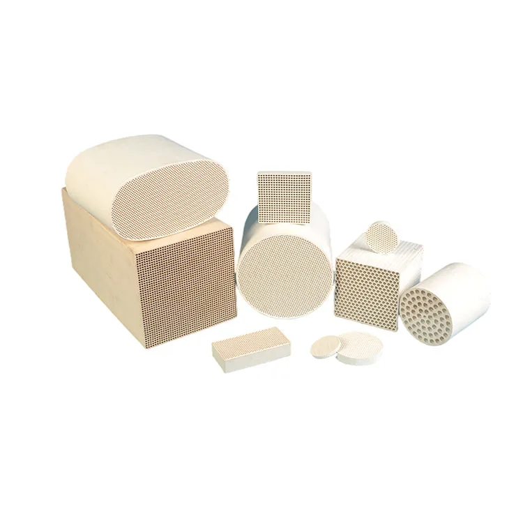 Honeycomb Ceramic Catalytic Converter with Metallic Carrier