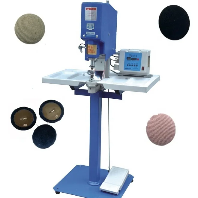 automatic fabric cloth Sofa button covering covered making machine cover button machine Button Press Machine upholstery garment