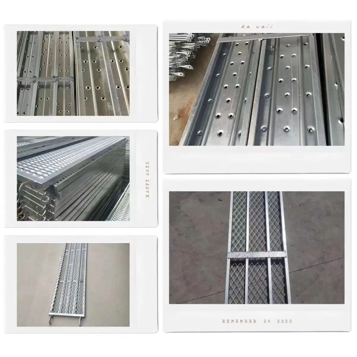 HeiBei Galvanized Steel Decking for Scaffolding Bridge Building Walk Board Plank