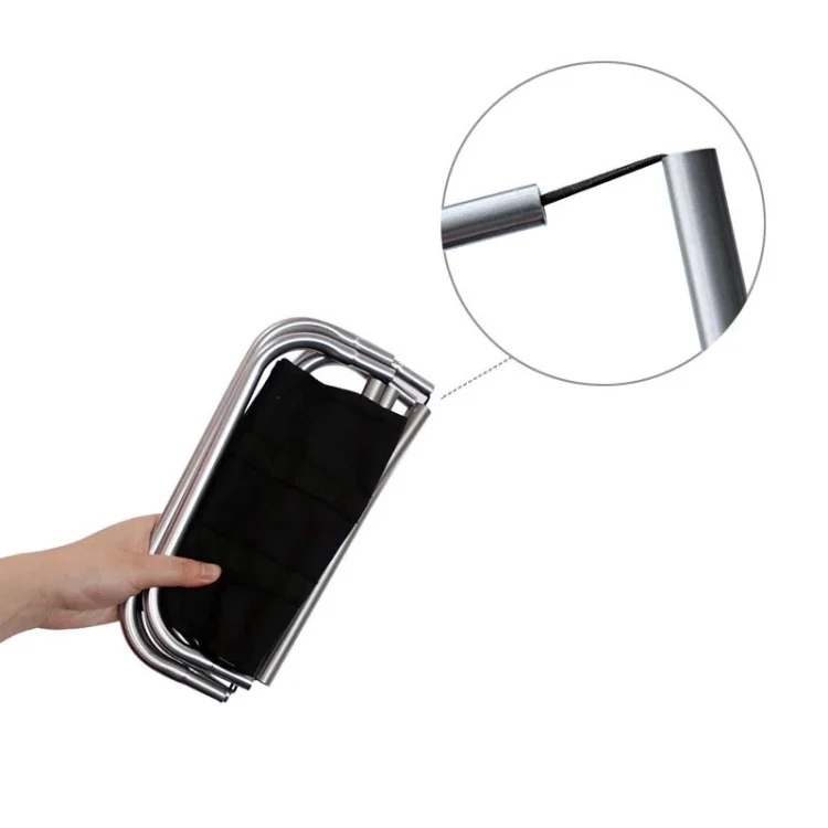 Ultralight Metal Aluminum Picnic footstool folded Outdoor camping mini fishing chairs pocket foldable stool for barbecue Hiking