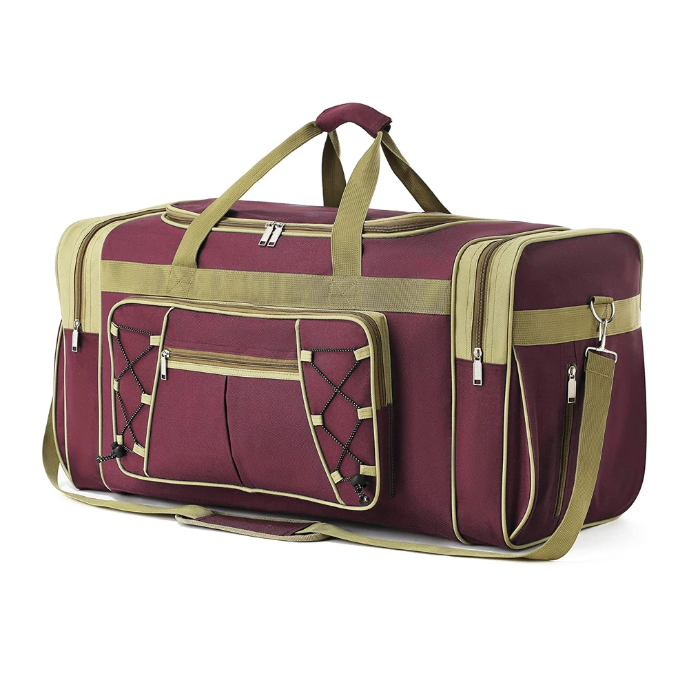 Sports Duffle Bag Gym Bag Travel Duffel with Adjustable Strap