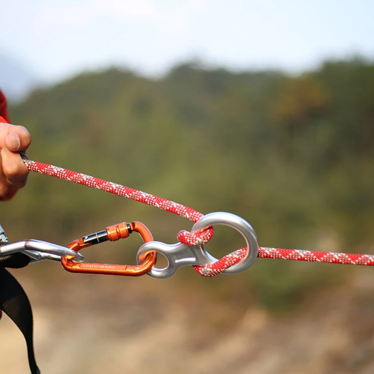 Rescue Figure Climbing Gear Downhill Equipment Rigging Plate Aluminum Alloy 35Kn Outdoor Climbing 8 Ring Descender