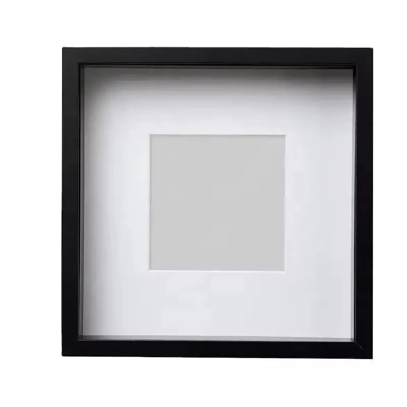 Black Hot Sale Memory Box  Great for Collages Collections Customize 3D Shadow Box Frame Display Case with play Case with Acrylic