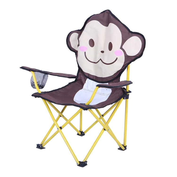 Custom Size Outdoor Chair Cartoon Animals Folding Camping Chairs for Kids Children