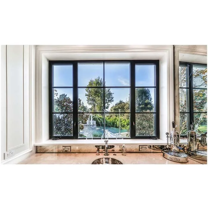 Aluminum Window Frame With Roller Shutter