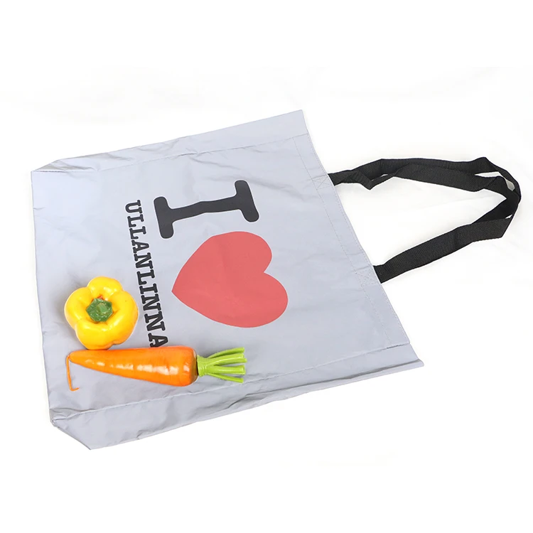 Night Reflection with High or low fabric eco friendly reflective shopping bag