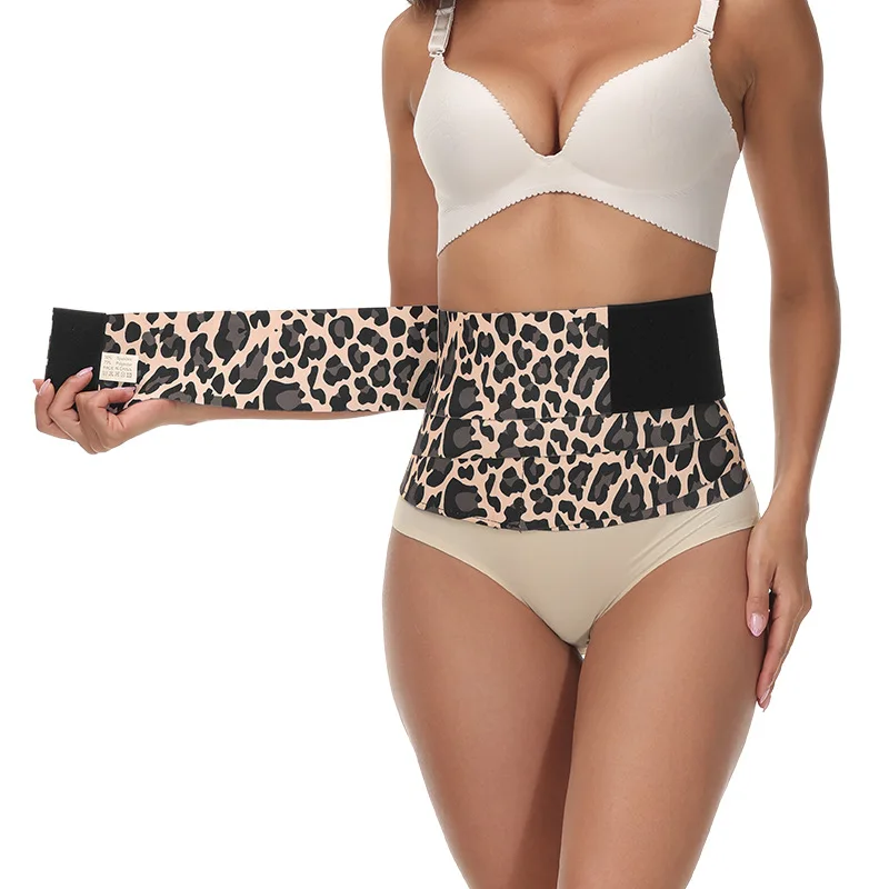 Dropshipping Waist Trainer Tummy Wrap Belly Sweat Slimming Bodyshaper Compression Elastic Bandage Wrap Belt Stomach Shapewear