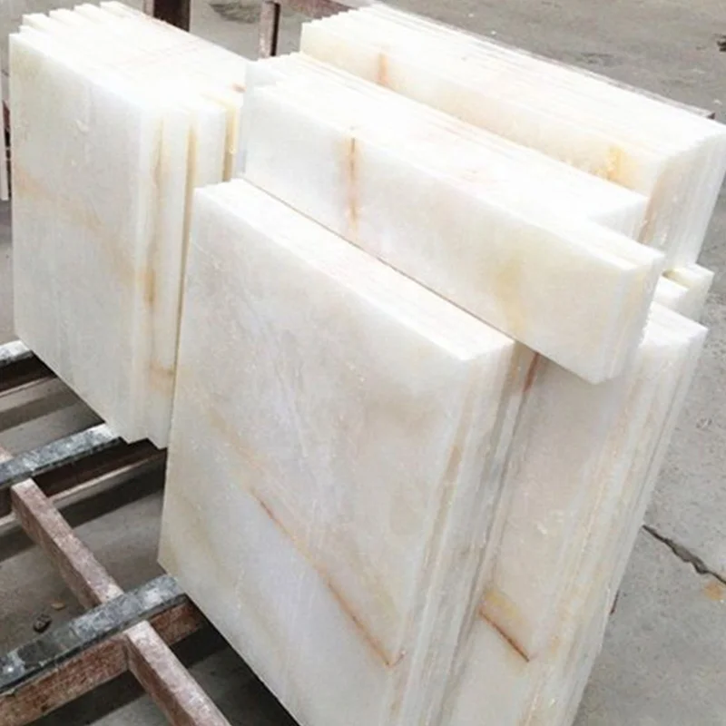 Buy Good Price White Onyx Marble Stone Floor Tile Wall Tile