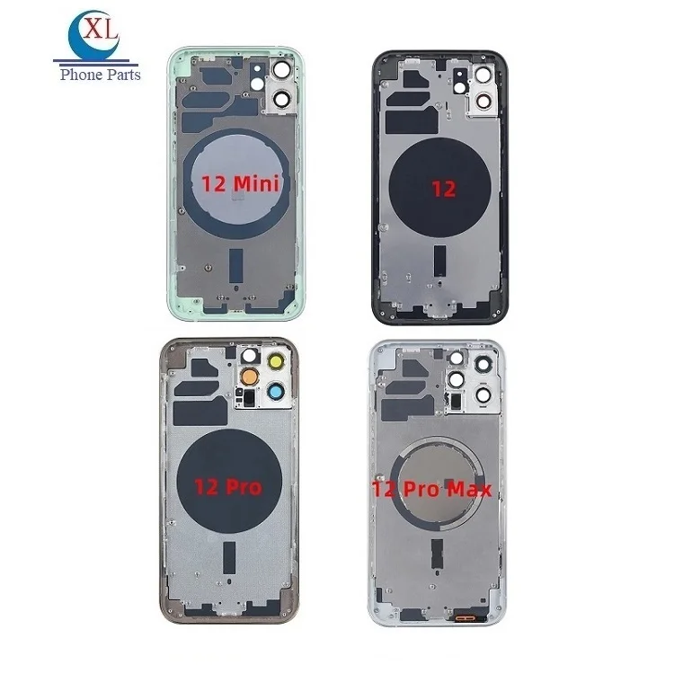 OEM Phone Back Door Case for iPhone 11 12 13 14 Pro Max 14Plus Xs Max Xr X 8 Glass Battery Back Cover for iPhone12 Housing Cover