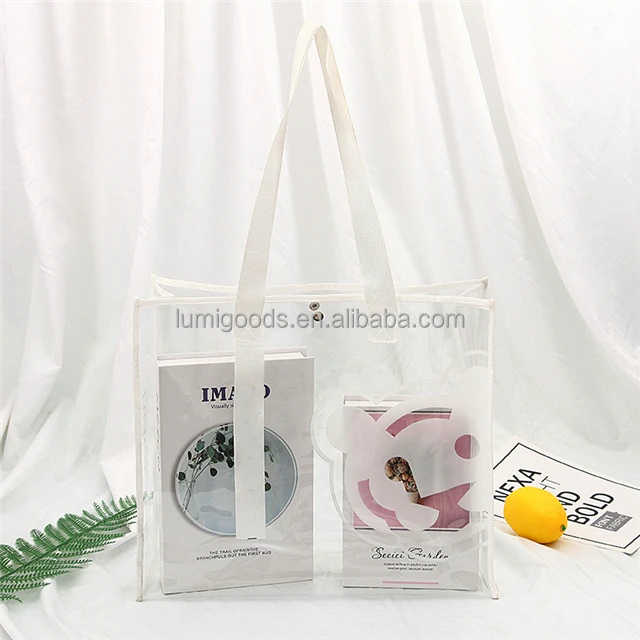 Повседневная сумка через плечо многоразовая сумка из ПВХ с логотипом на заказ