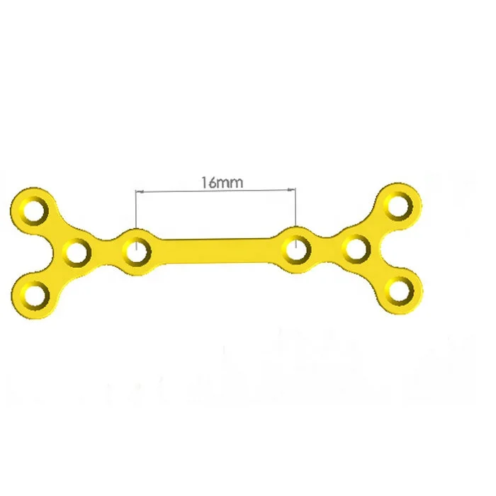 Factory Price Orthopedic Surgical Instruments X-shaped Maxillofacial Plate Type-II Screw Titanium Screwdriver Orthopedic