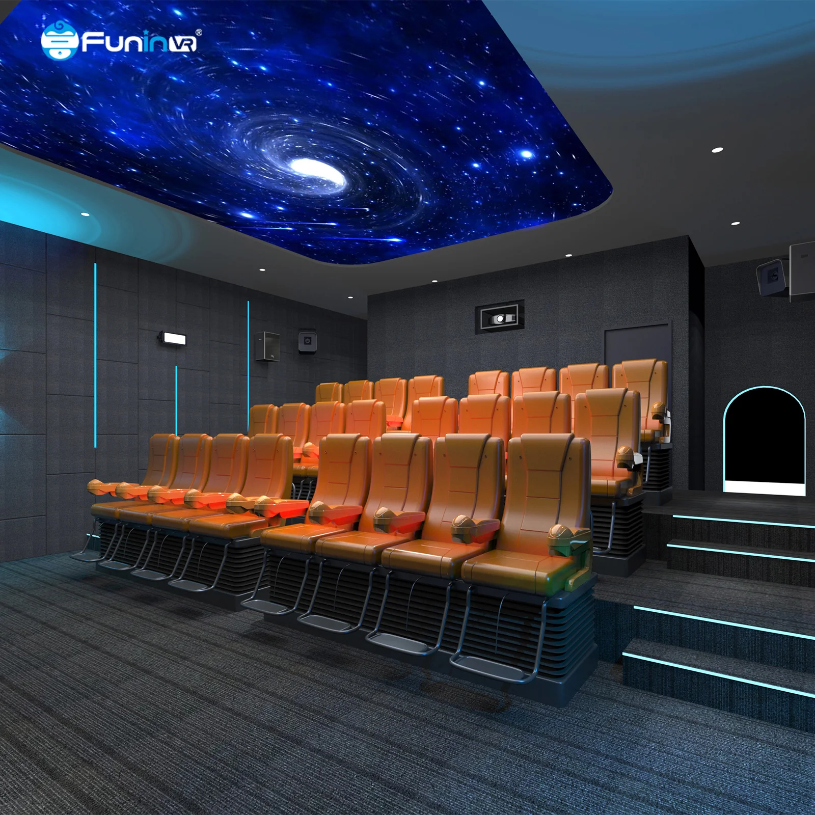 Manufacturer Zhuoyuan Virtual Reality 9d Vr 6 Seats Cinema 7d Theater Game Machines China Hydraulic, Electric Interactive Cinema