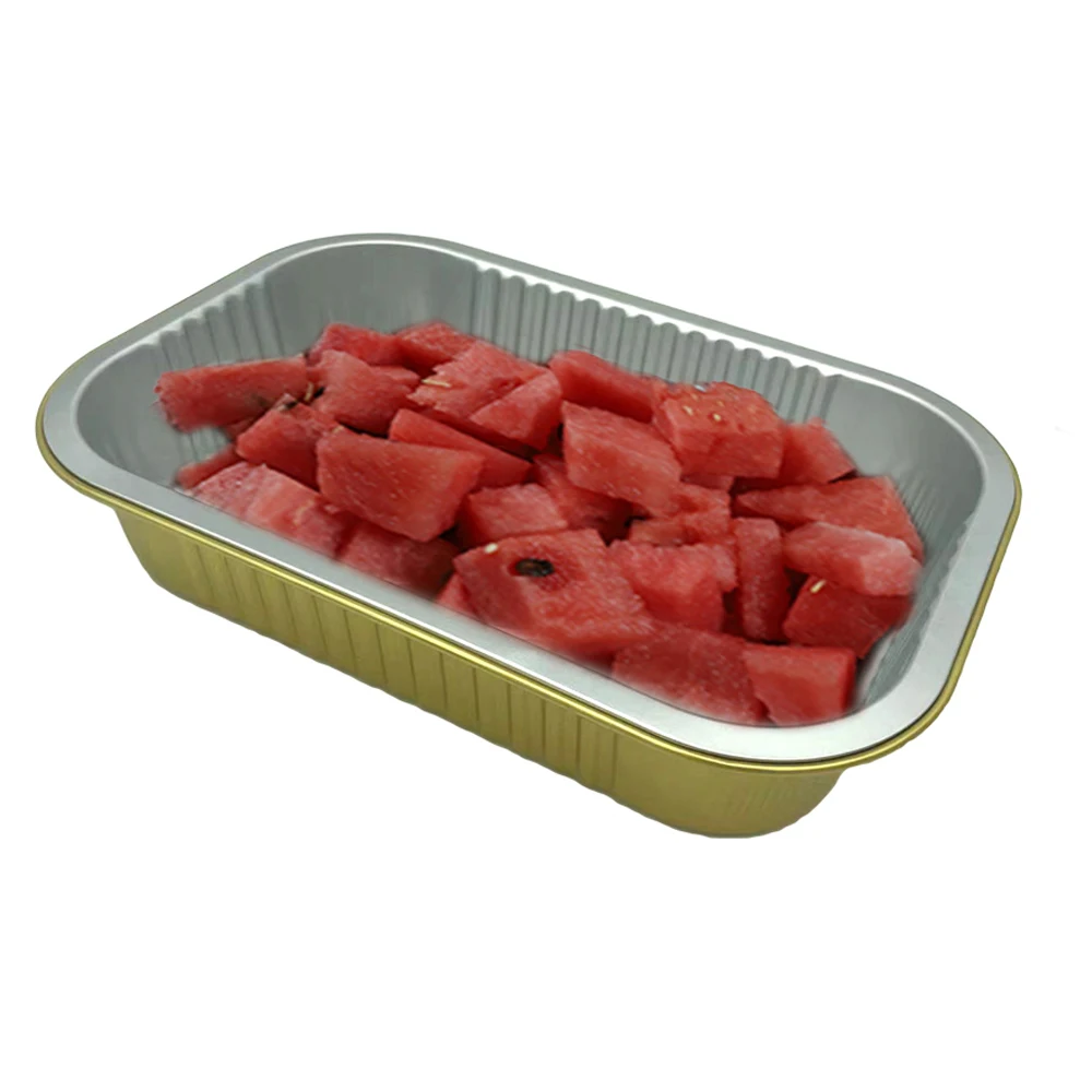 Portable Aluminum Disposable Pots For Cooking Disposable Cake Containers With Lids
