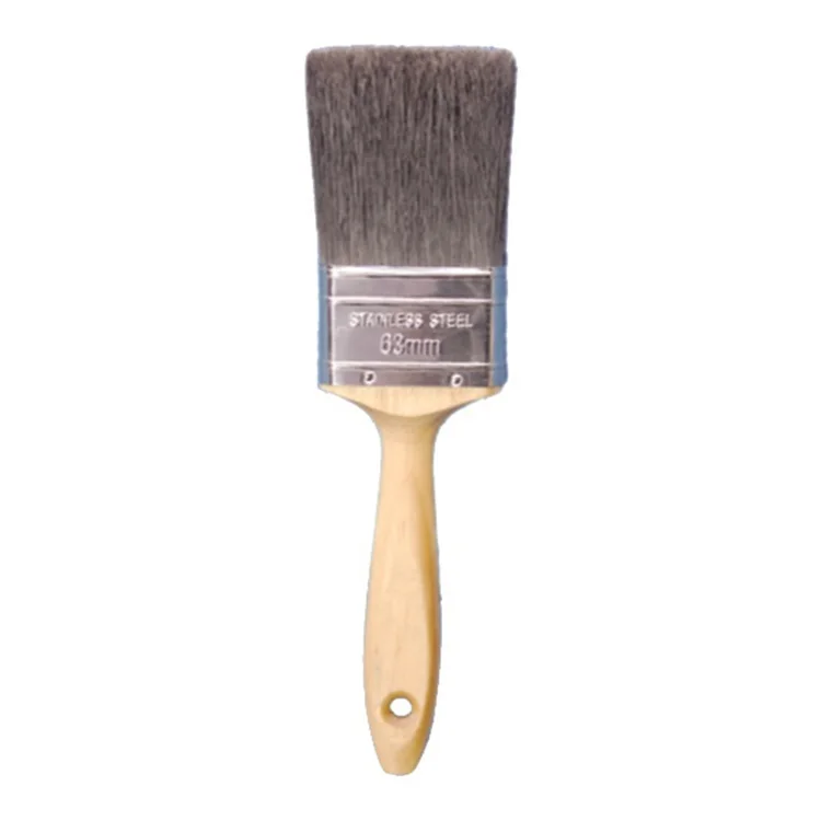 
Paint brush with wooden handle 