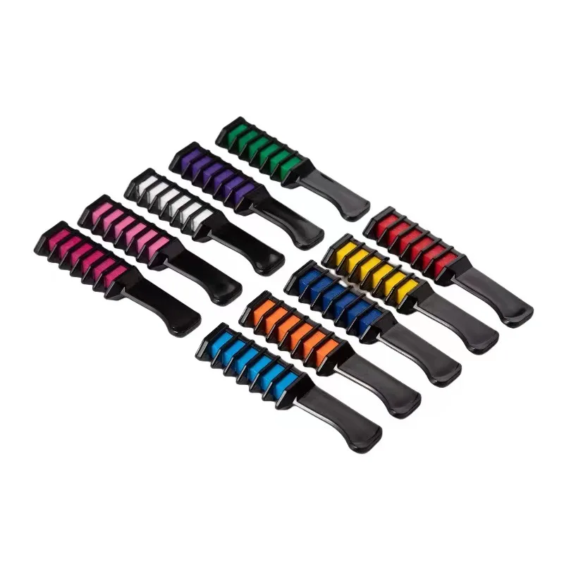 Washable Safe Magic Temporary Hair Dye Chalk Comb