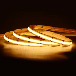 Flexible And Bendable FCB light strip dotfree cob light 10M 3000+6500K Cct Cob Led Strip Light
