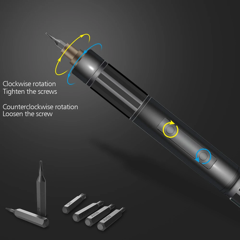 New Design Mini DIY Precise Electric Screwdriver for Mobile Phone Laptop Lithium Battery Replaceable Screw Driver Bit
