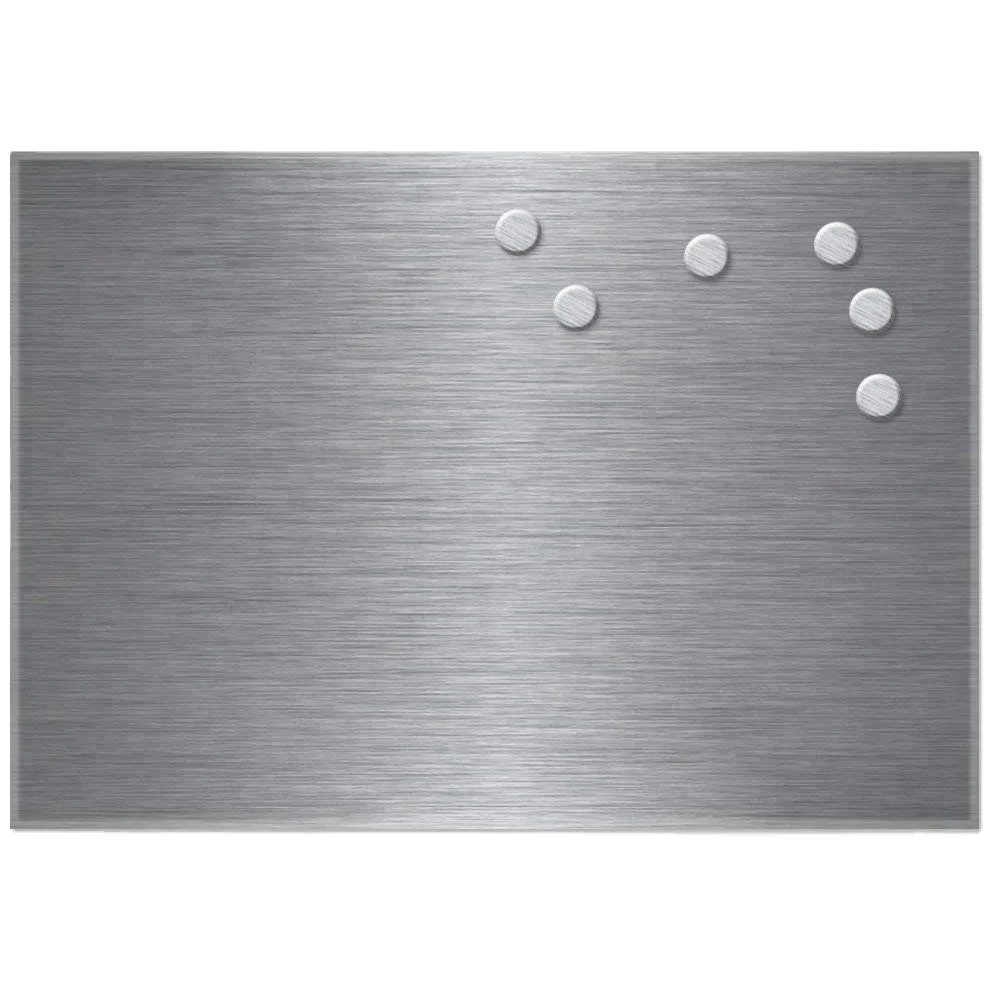 Customized Magnetic Board Magnet Display Bulletin Panel Metal Stainless Steel Decorative Memo Dry Erase for Wall Refrigerator