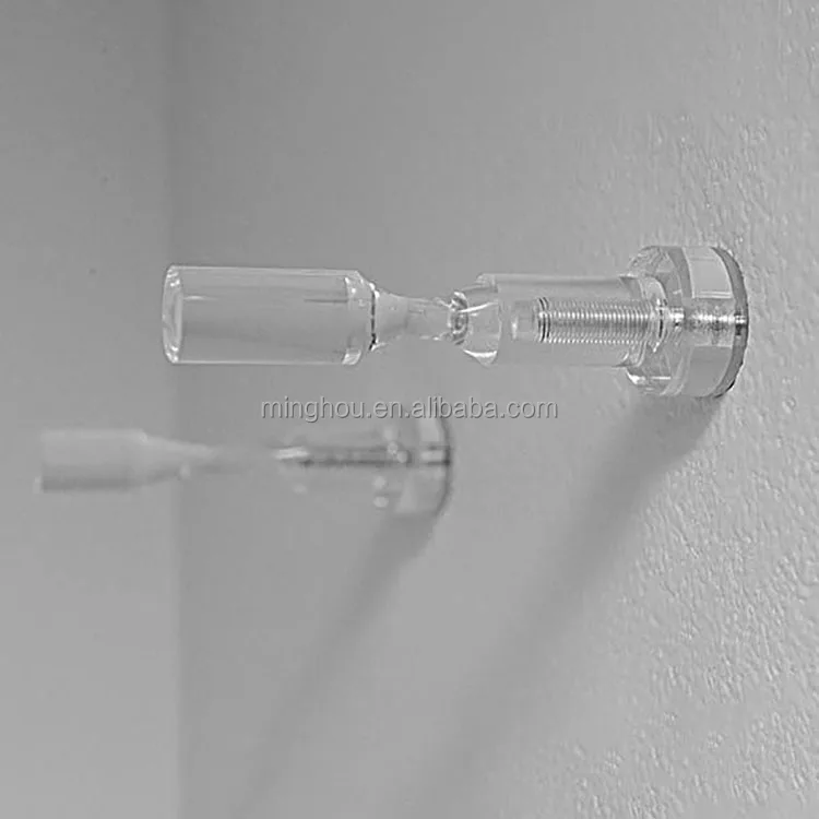 2022 New product Acrylic hanging wine glass rack  wine bottle holder wine rack pegs