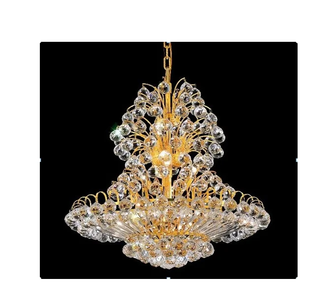 Modern fancy big porcelain chandeliers crystal chandelier crystal lamp golden chandelier crystal pendant decoration lamps light